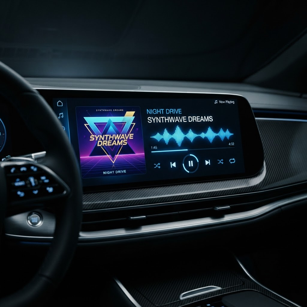 Music Experience — In-Vehicle Infotainment case study cover
